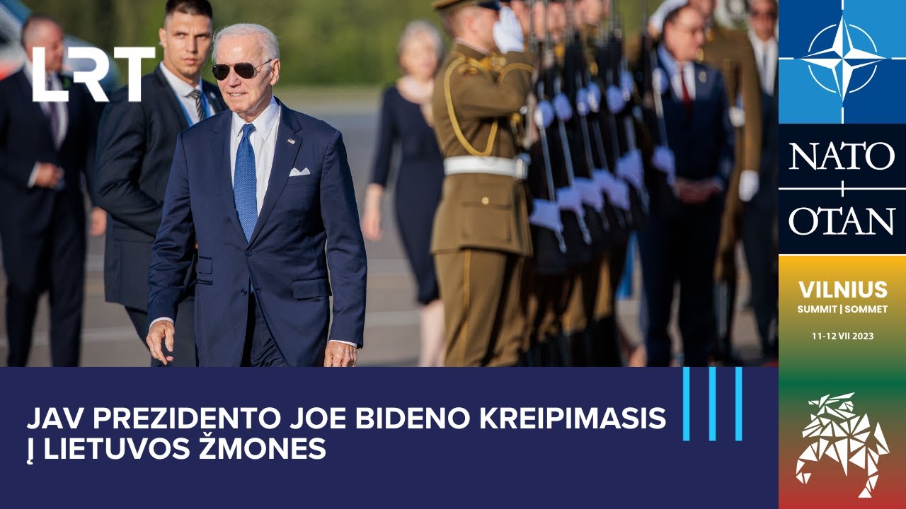 JAV prezidento Joe Bideno kreipimasis į Lietuvos žmones  | 2023-07-12