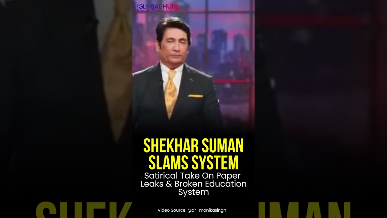 #shekharsuman Slams #system 🚨 Satirical Take On #paperleaks & Broken #educationsystem #breakingnews
