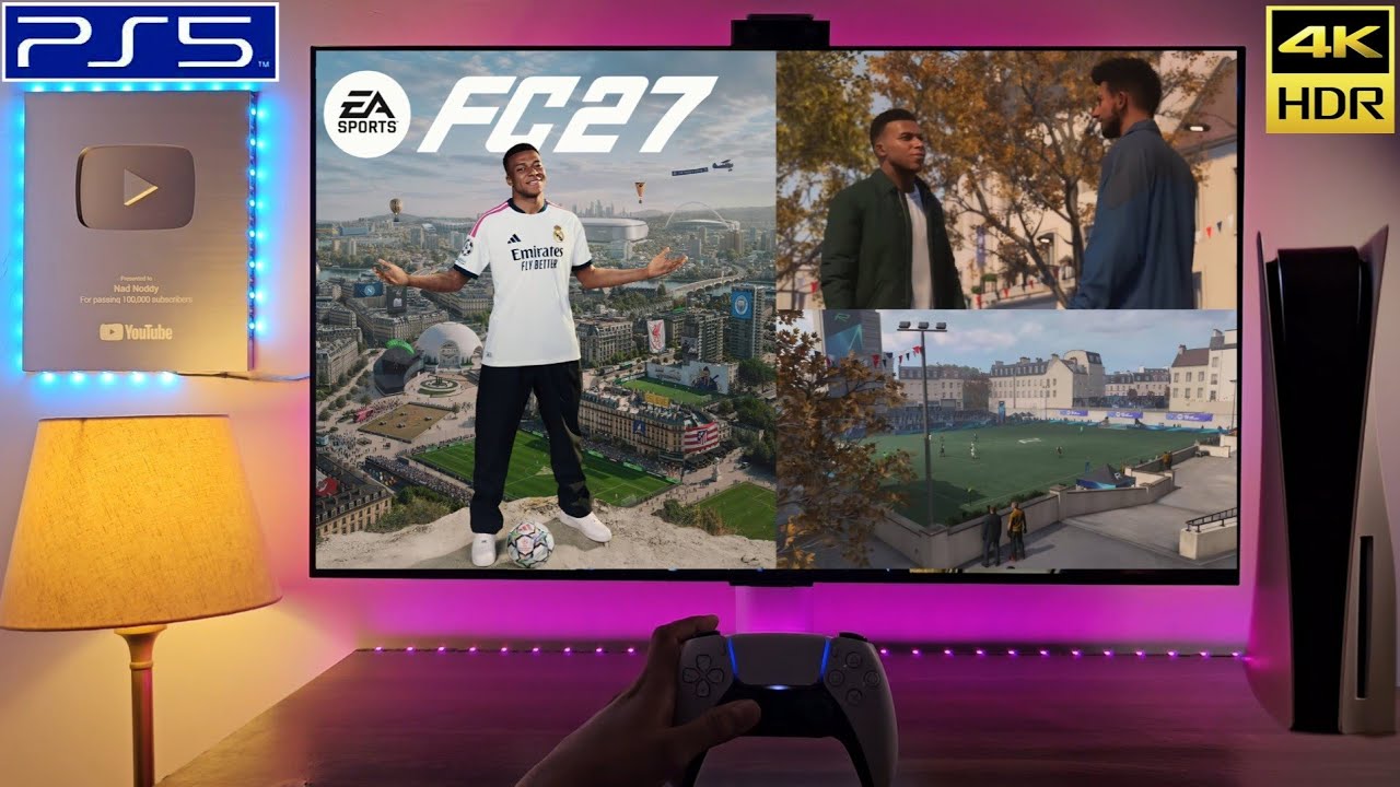 EA FC27 PS5 4K HDR 60FPS Gameplay
