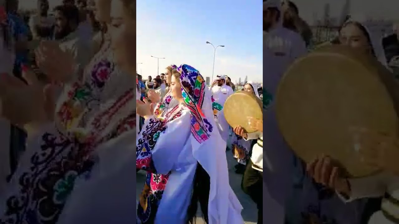 Turkish Dance🇹🇷 Arabia Dance💃Souq Waqif in Qatar🇶🇦 #turkishdance #arabianmusic