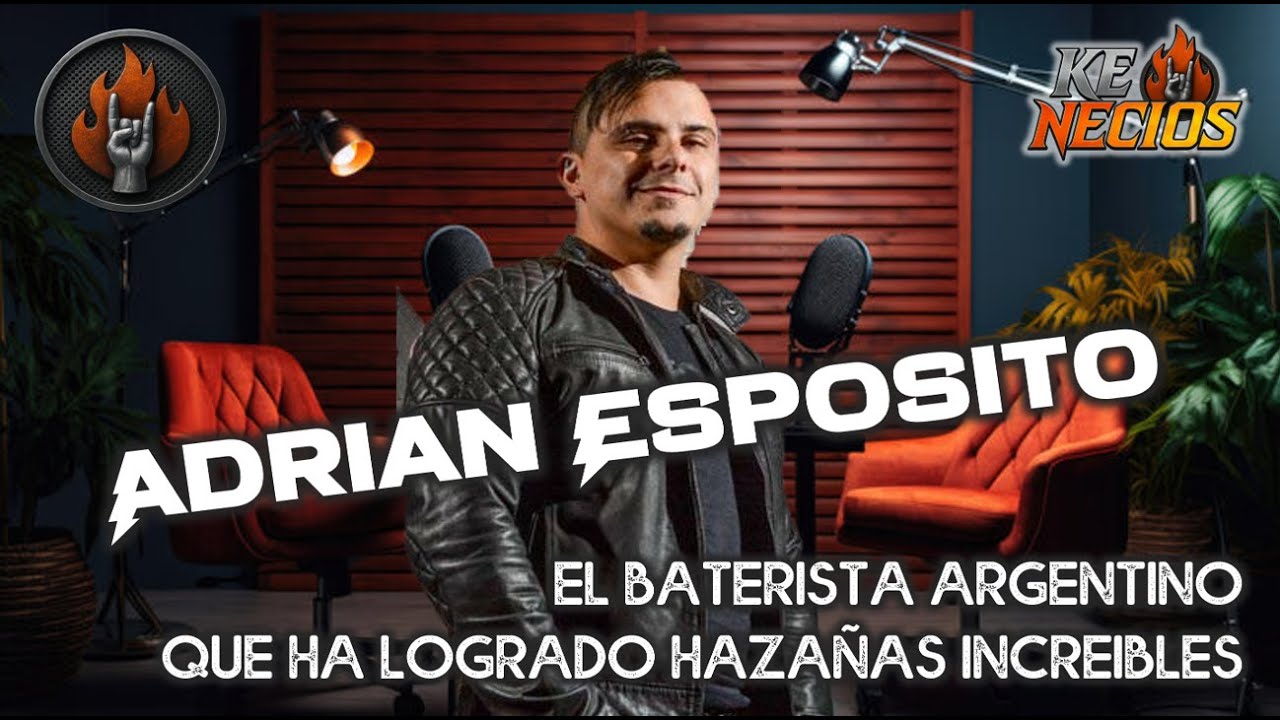 Adri&aacute;n Esposito - El baterista argentino alabado por el mundo del metal mundial