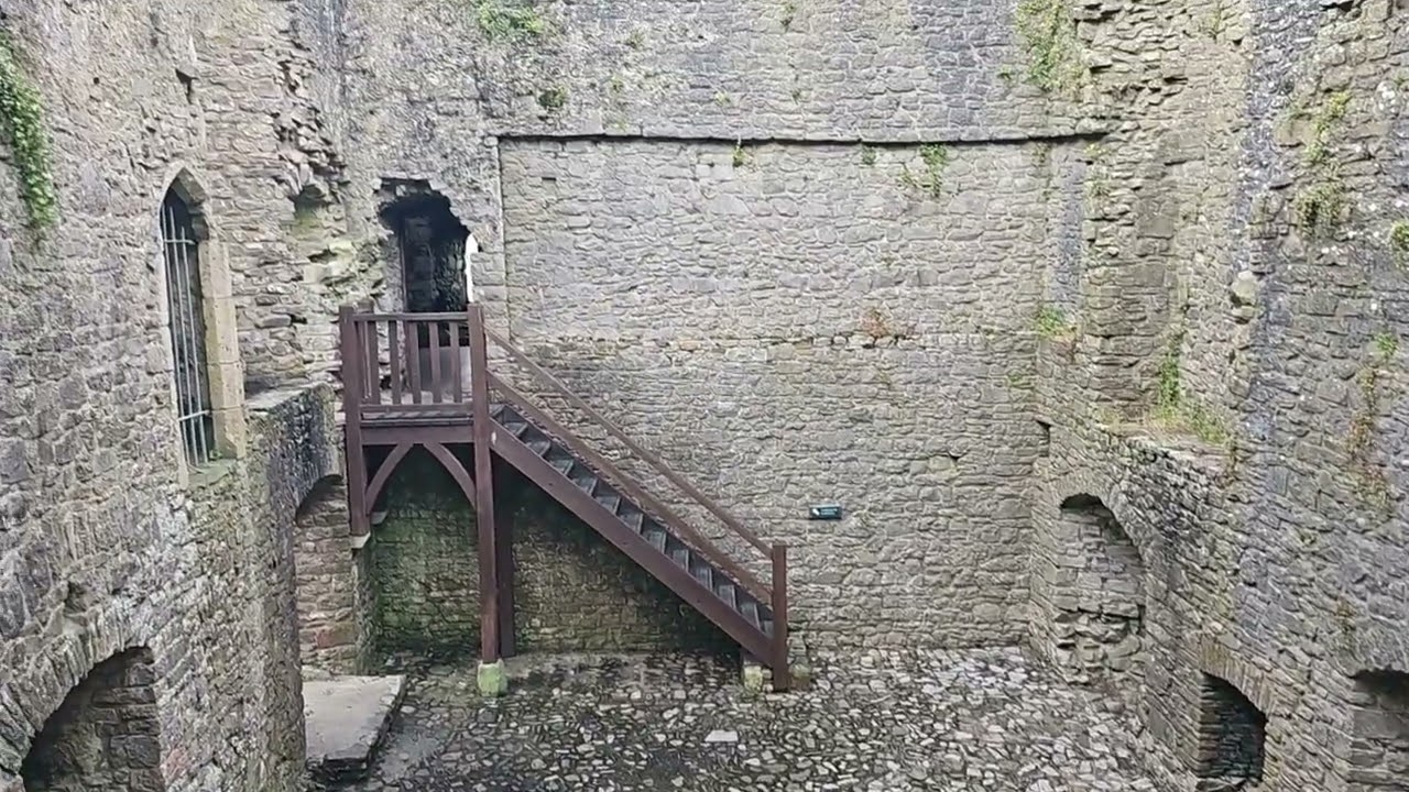 Weobley Castle in the Gower Peninsula in South Wales