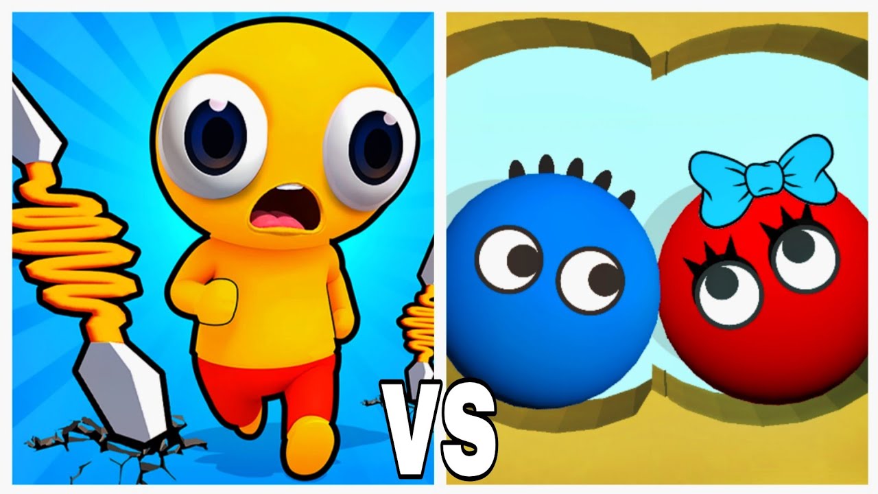 Lucky Balls vs Spring Spear Snap Lancer - All Level Gameplay (ASMR, Max Level) 