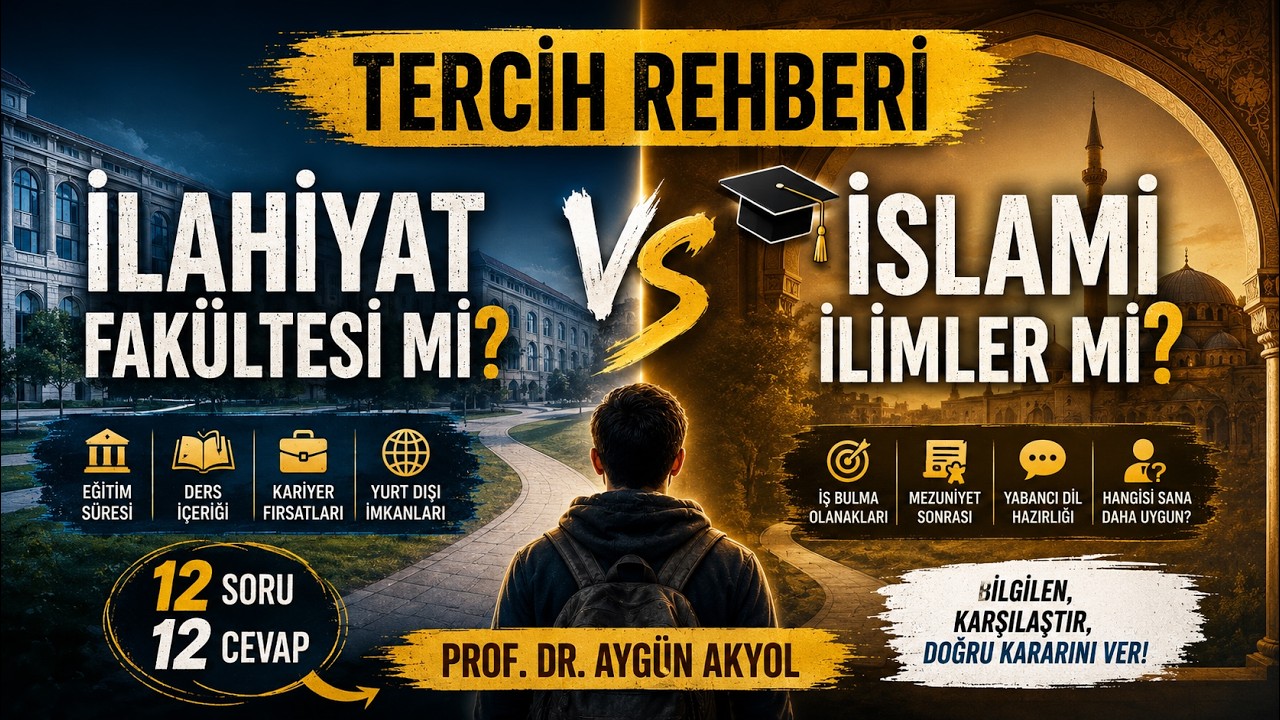 Tercih Rehberi | İlahiyat Fakültesi mi? İslami İlimler mi? 12 Kritik Soru Üzerinden Değerlendirme