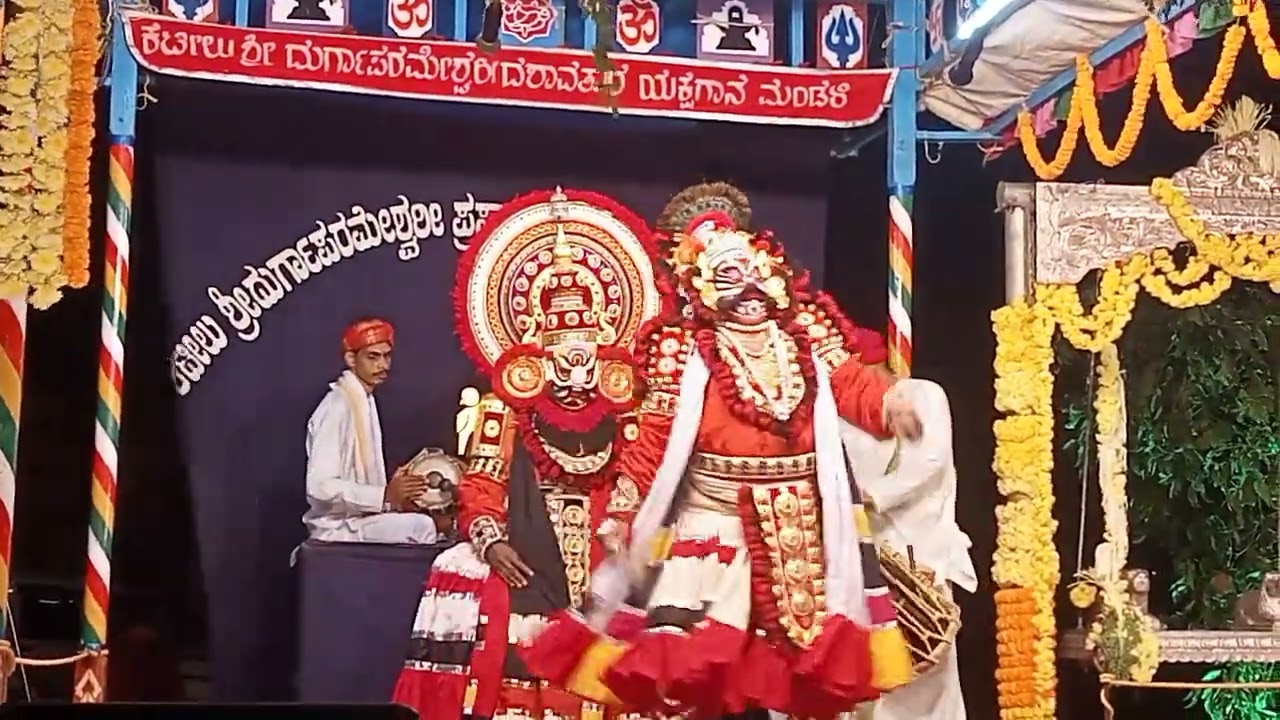 ರಕ್ತಬೀಜ ಗಣೇಶ್ ಚಂದ್ರಮಂಡಲ ಕಟೀಲು ಎರಡನೇ ಮೇಳ