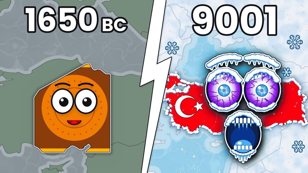 Evolution of Turkey 1650 BC - 10000 (Map Animation)