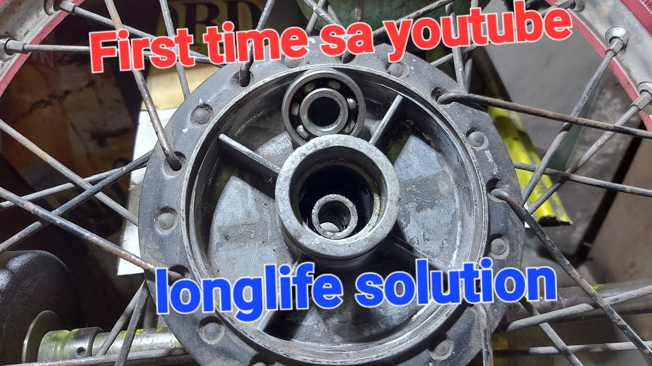 paano ayusin ang lumuwag na bearing sa HUB #diy /skygo150 #motorcycle