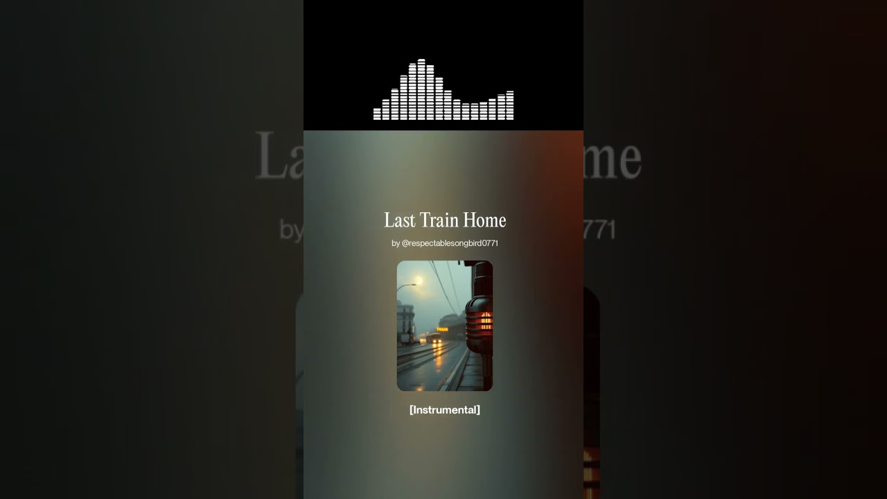 Last Train Home | 부드러운 스무스 재즈 팝발라드 | 따뜻한 색소폰 감성 BGM