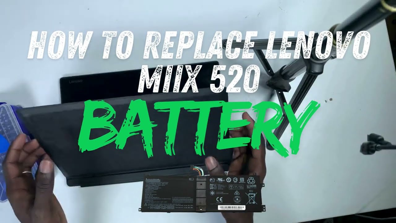 How to Replace Lenovo Miix 520 Battery (4K Tutorial) | Step-by-Step Guide
