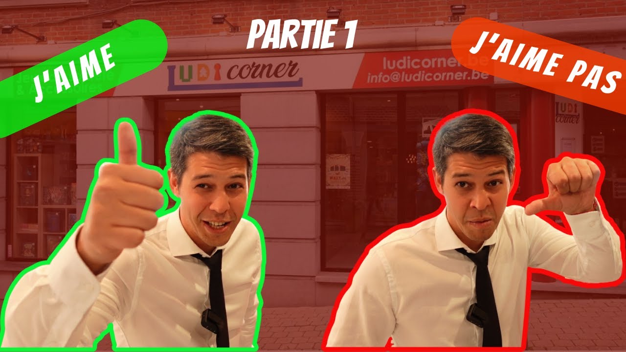 J'aime - j'aime pas ! Des jeux en cravate chez Ludi Corner Partie 1