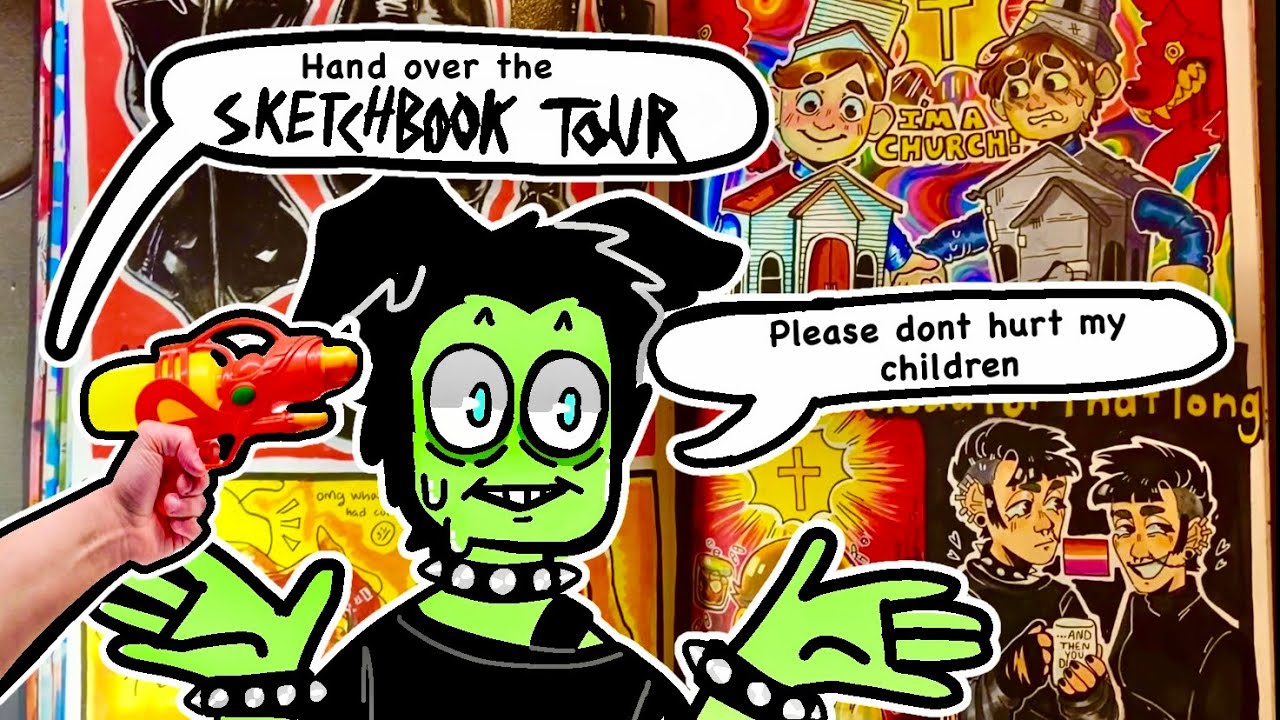 Sketchbook tour! July 2021-Nov 2021