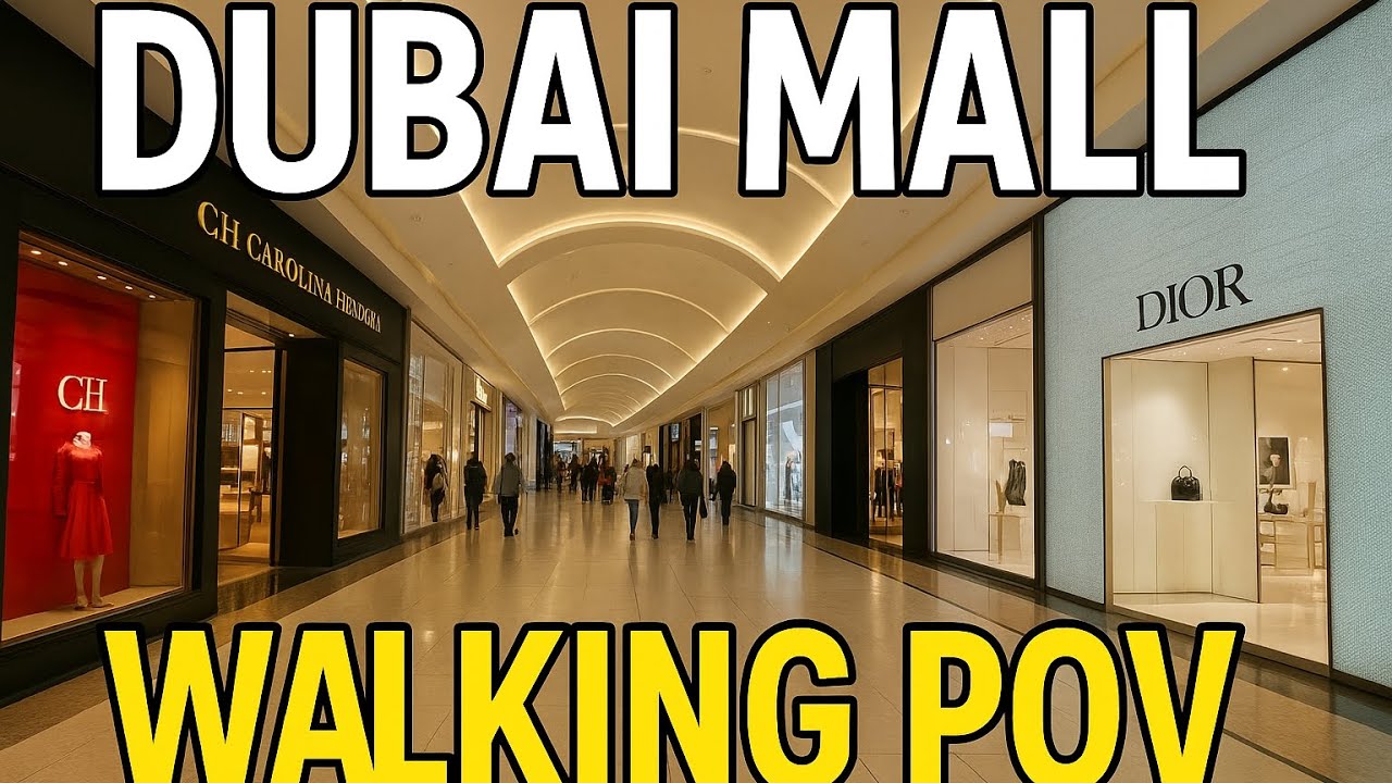 DUBAI SERIES DAY FOUR: DUBAI MALL WALKING POV