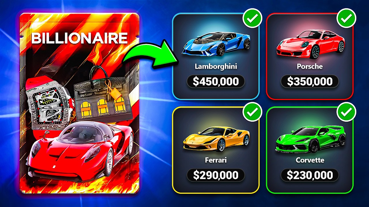 I Unboxed EVERY DREAM CAR POSSIBLE... (LIFE CHANGING PACKDRAW OPENING!)