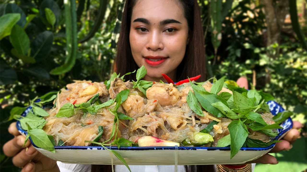 Tasty Spicy Chicken with Glass Noodle Recipe - Ann Vanny Cooking