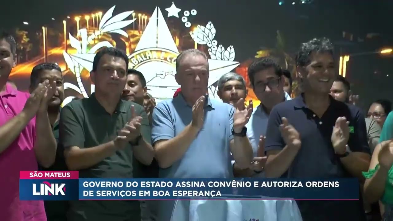 Link ES - 20/02/2026 - Governador assina convênio e autoriza obras em Boa Esperança