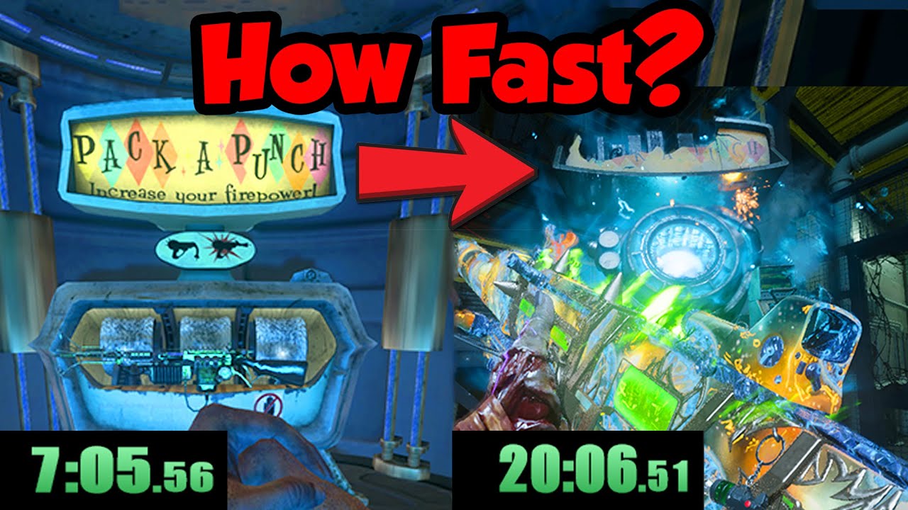 How Fast Can I Pack-A-Punch On Every Zombies Map? (World At War - Black Ops 6 Zombies Challenge)