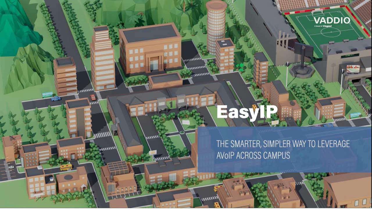 Vaddio EasyIP: Leveraging AVoIP for Higher Education Spaces