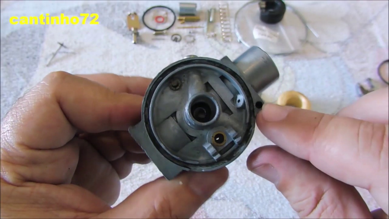 Restauro Famel Zundapp, vídeo5, beneficiação do carburador Bing