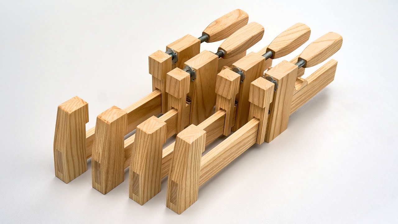 Making the Best Wooden Clamps Ever - Woodworking - Workshop
