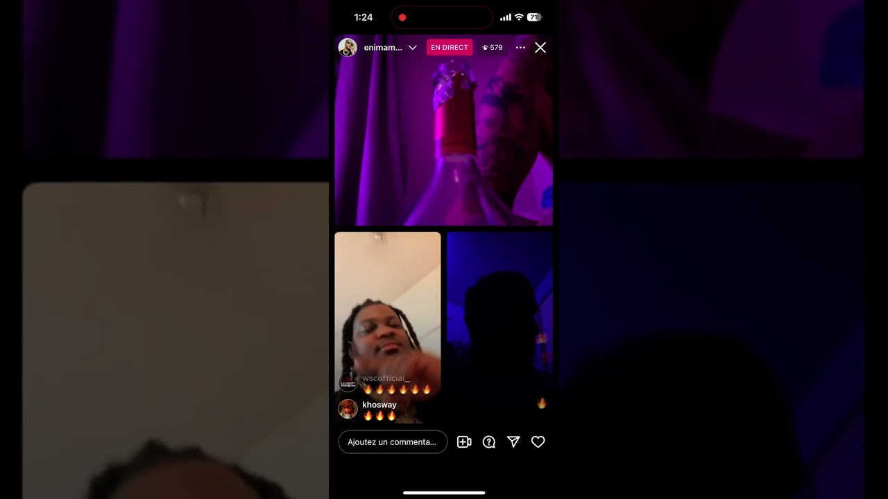 Enima drop une Exclu en Live Avec Izzy-s