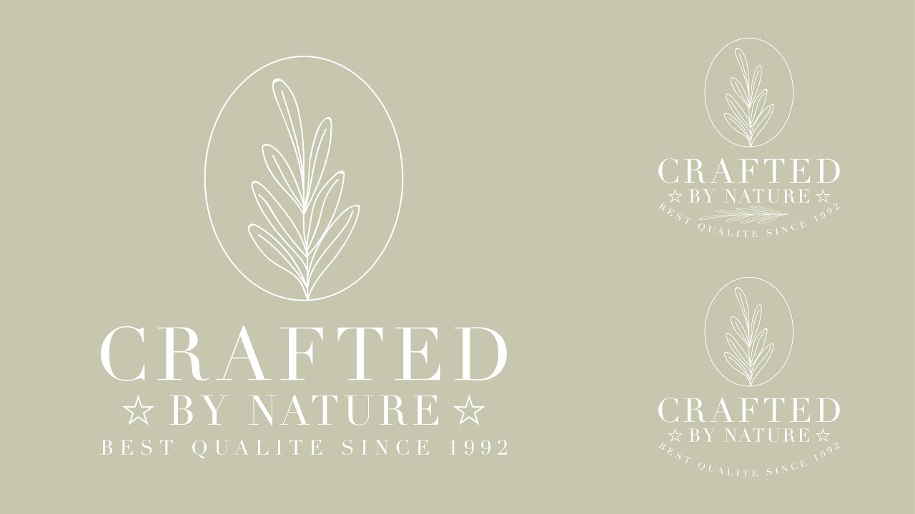 How to Design Botanical Logos in Illustrator 2021 | Depict Logo
