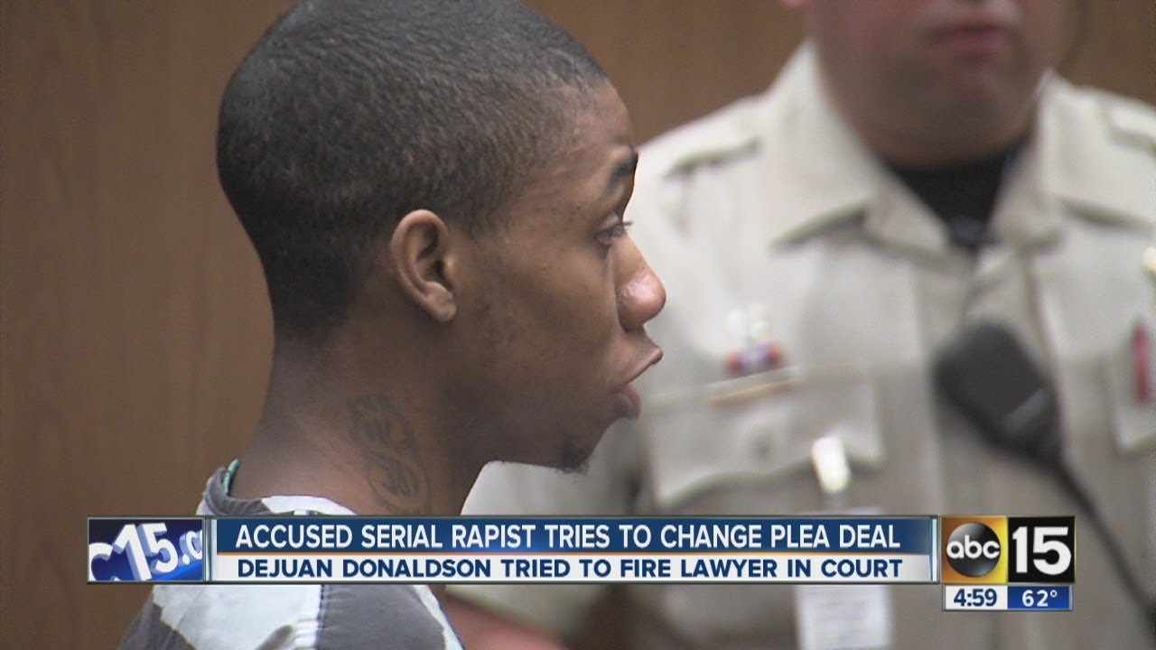 Accused serial rapist tries to change plea deal