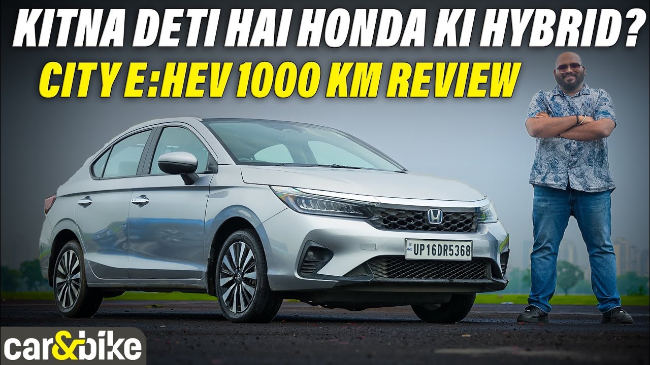 Honda City e:HEV 1000 Km Review: Long-Term Test Ke Real Mileage & Verdict!