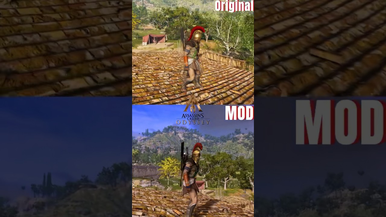 ⚔️Assassin’s Creed Odyssey ORIGINAL 🆚 MOD GRÁFICO✅