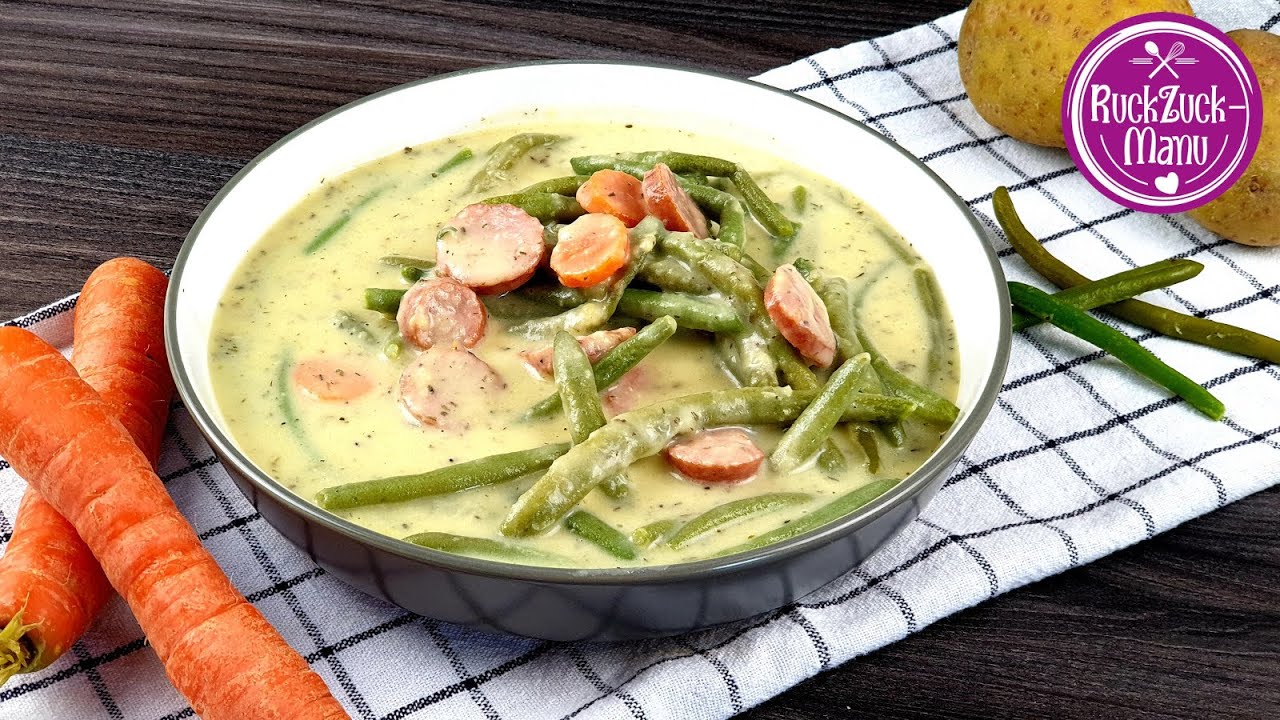Bohneneintopf mit Mettwürstchen  Thermomix® TM5/TM6