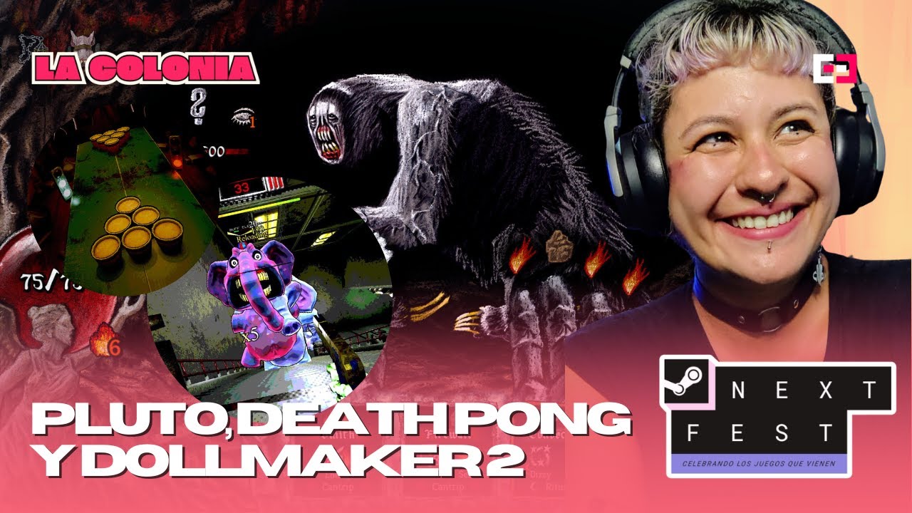 Jugamos con Catkbom a Pluto, Death Pong y Doll Maker 2 - La Colonia de Press Over