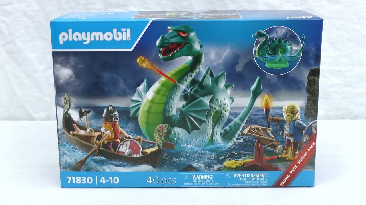 Unboxing Playmobil : Les Vikings et le monstre marin (2025) – 71830