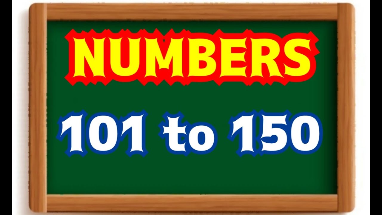 Learn  Numbers  Counting 101 to 150  _ Numbers From 101 to 150 _ Baby Learning India