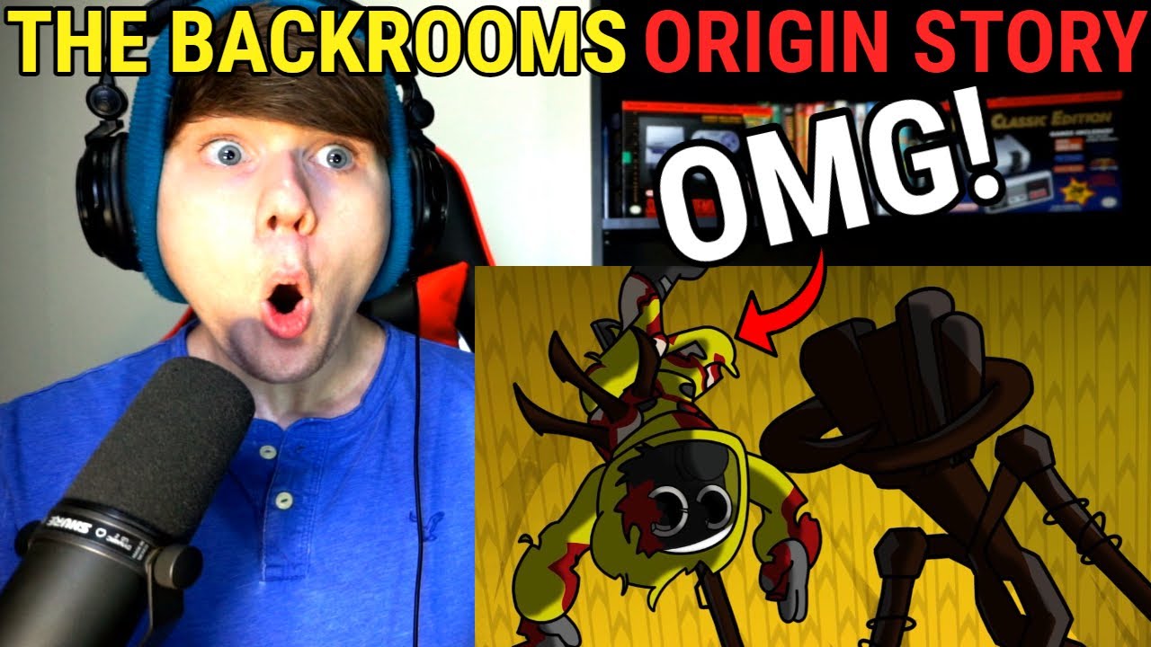 Reacting To THE BACKROOMS ORIGIN STORY... (Cartoon Animation) | @GameToonsOfficial!