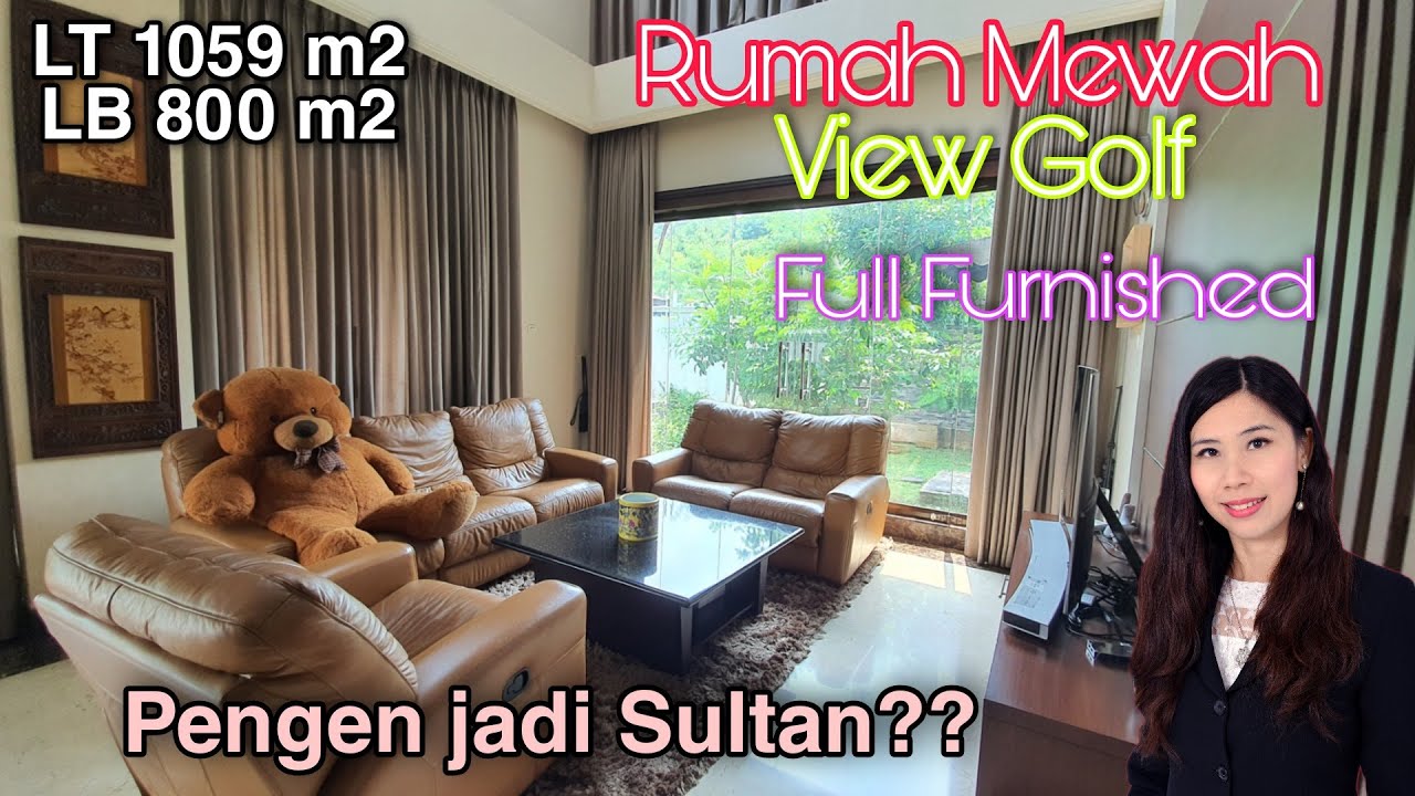 RUMAH SULTAN VIEW GOLF DI MODERNLAND ADA GEREJANYA DI RUMAH WOW