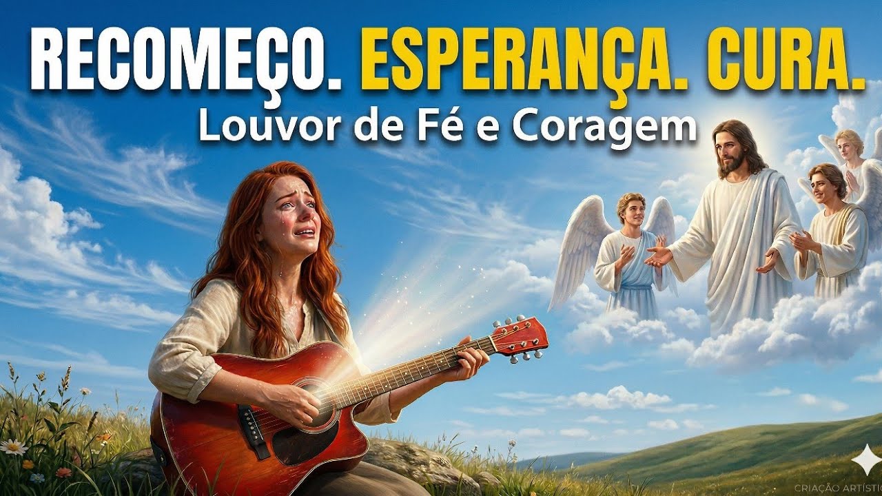 RECOMEÇO, ESPERANÇA, CURA 🙏 Louvor de Fé e Coragem  Música Cristã Profunda