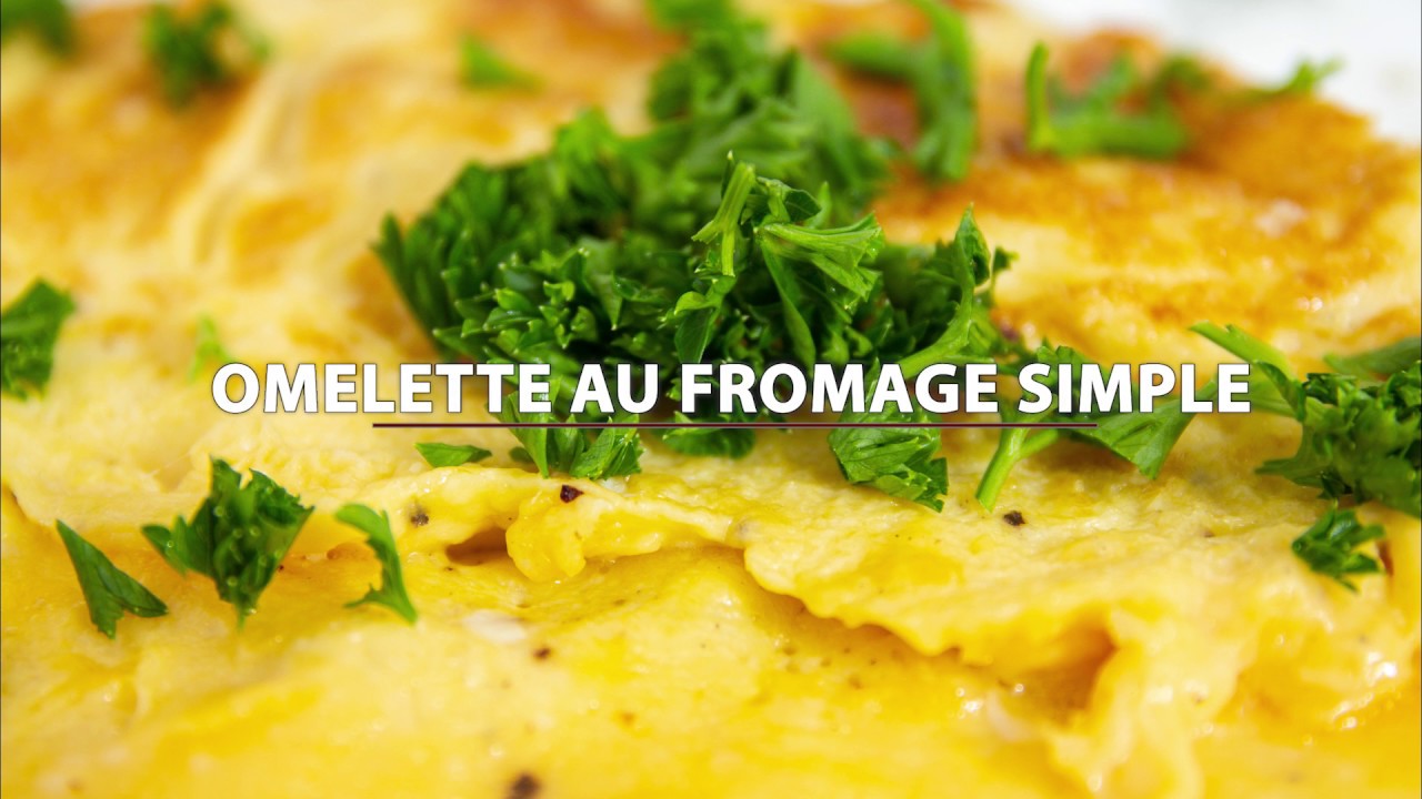 Omelette au fromage simple et rapide