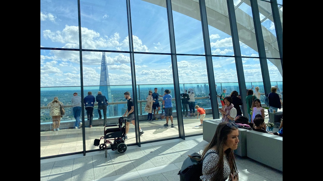 Trip to Sky Garden, best view point for whole London