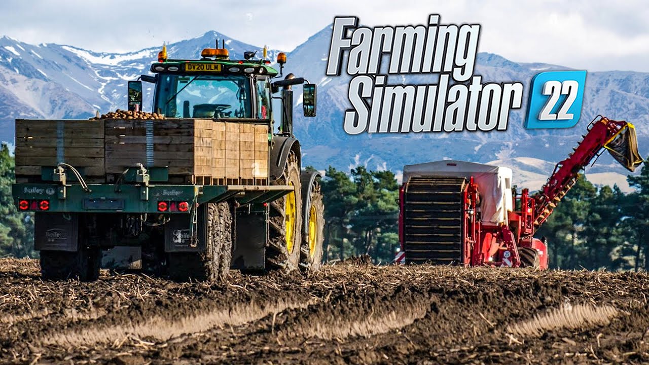 Хранение картофеля на зиму в ящиках для картофеля | Farming Simulator 22