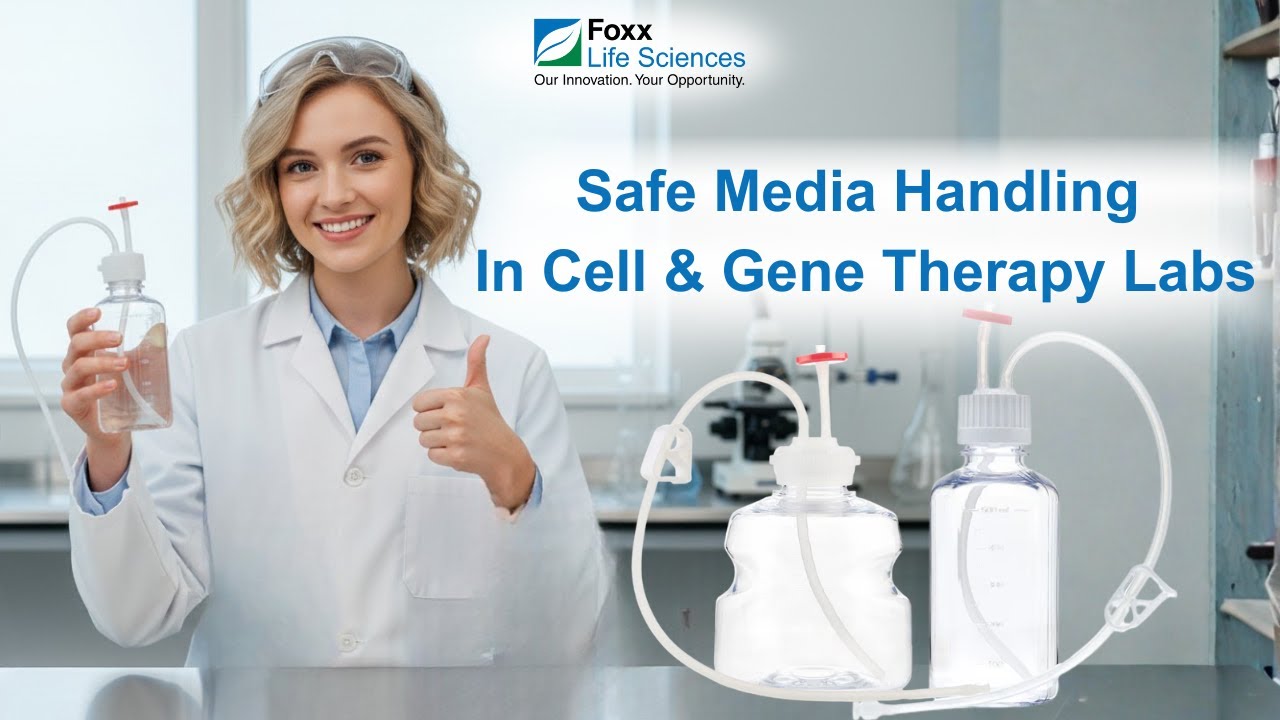 Single-Use Bottle and Cap Assemblies for Cell Gene Therapy