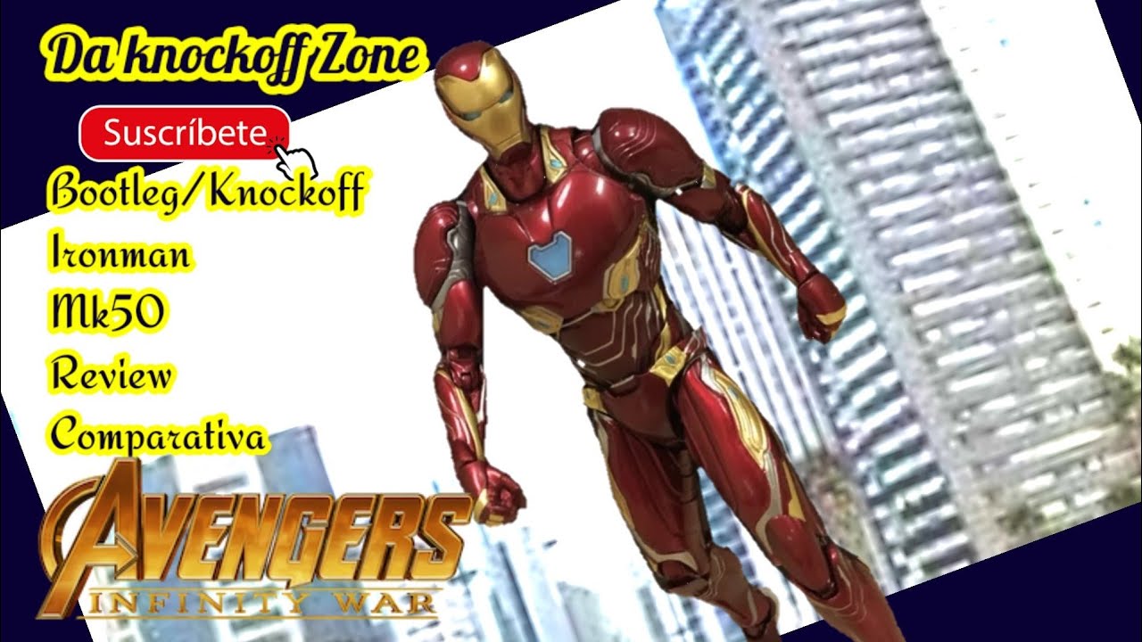 Ironman Infinity war Bootleg de Aliexpress Reseña Comparativa y Analisis #review #unboxing #mcu