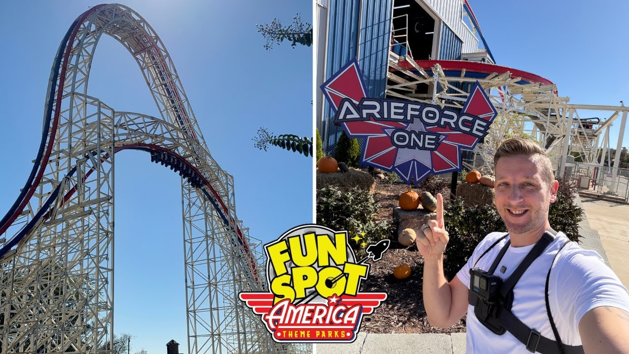 Видеоблог Fun Spot America Atlanta (октябрь 2025 г.) | Первая поездка на ArieForce One и многое д...