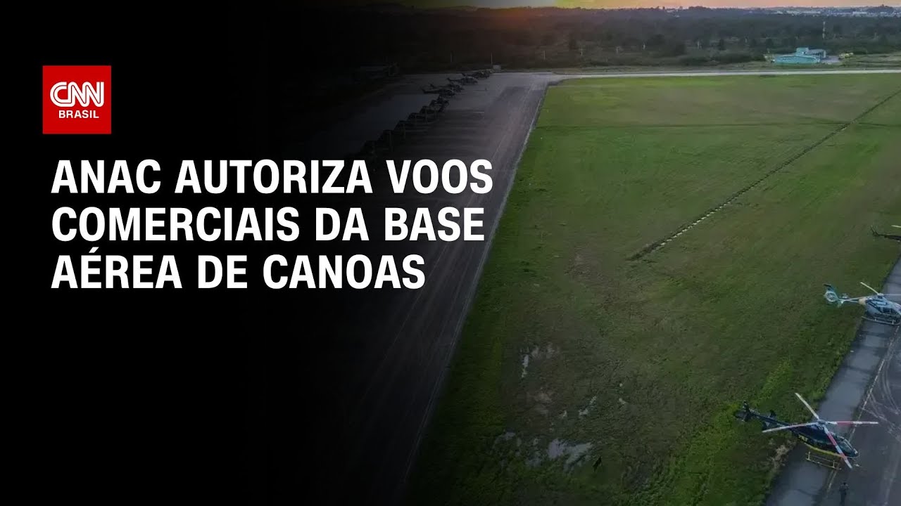 Anac autoriza voos comerciais da base aérea de Canoas| CNN PRIME TIME