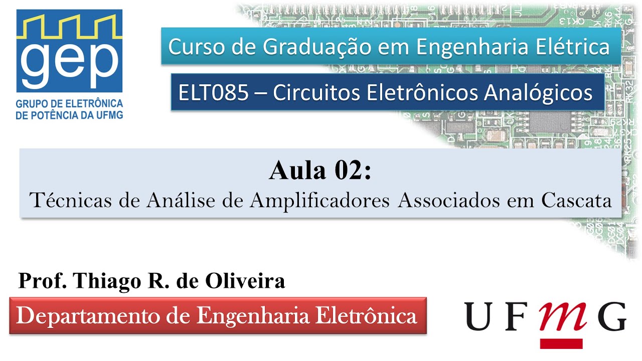 ELT085 #02 - Associação de Amplificadores em Cascata
