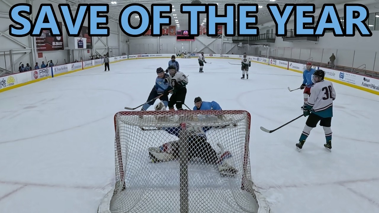 SAVE OF THE YEAR... *MIC’D UP* Go Pro Hockey Goalie