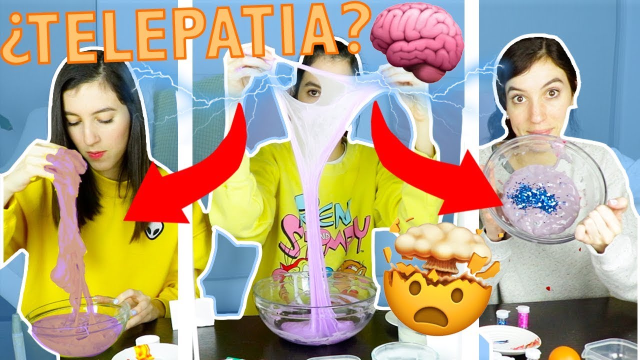 Hacemos Slime por TELEPATIA ♡Trillizas | Triplets