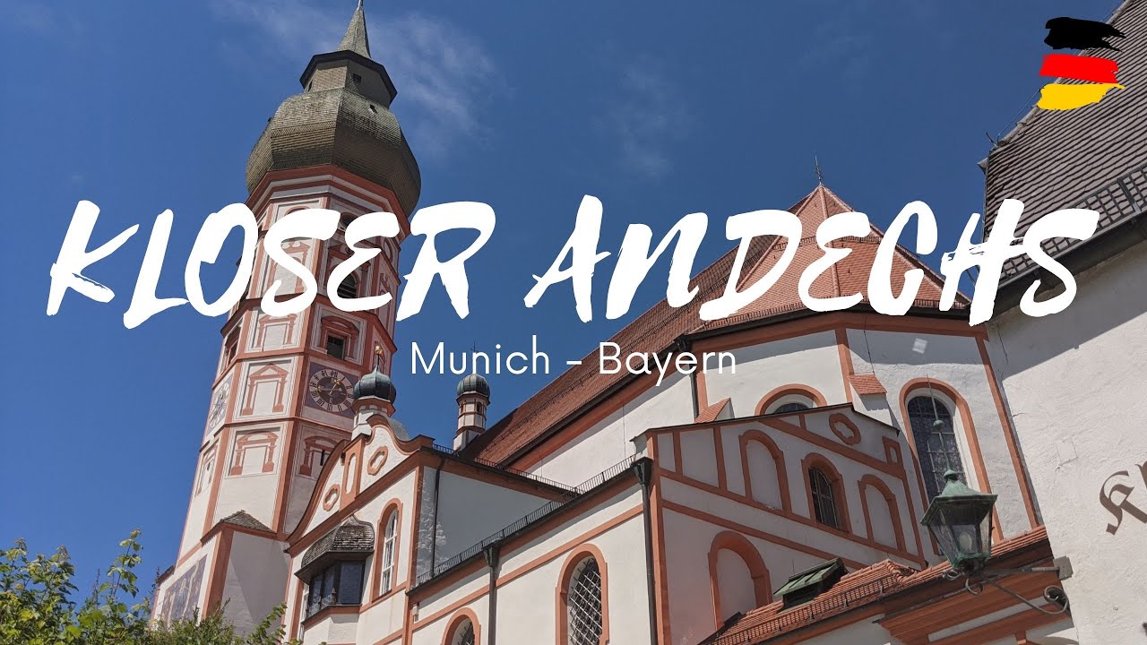 Andechs monastery (Kloster Andechs) in Bavaria - Germany 4K