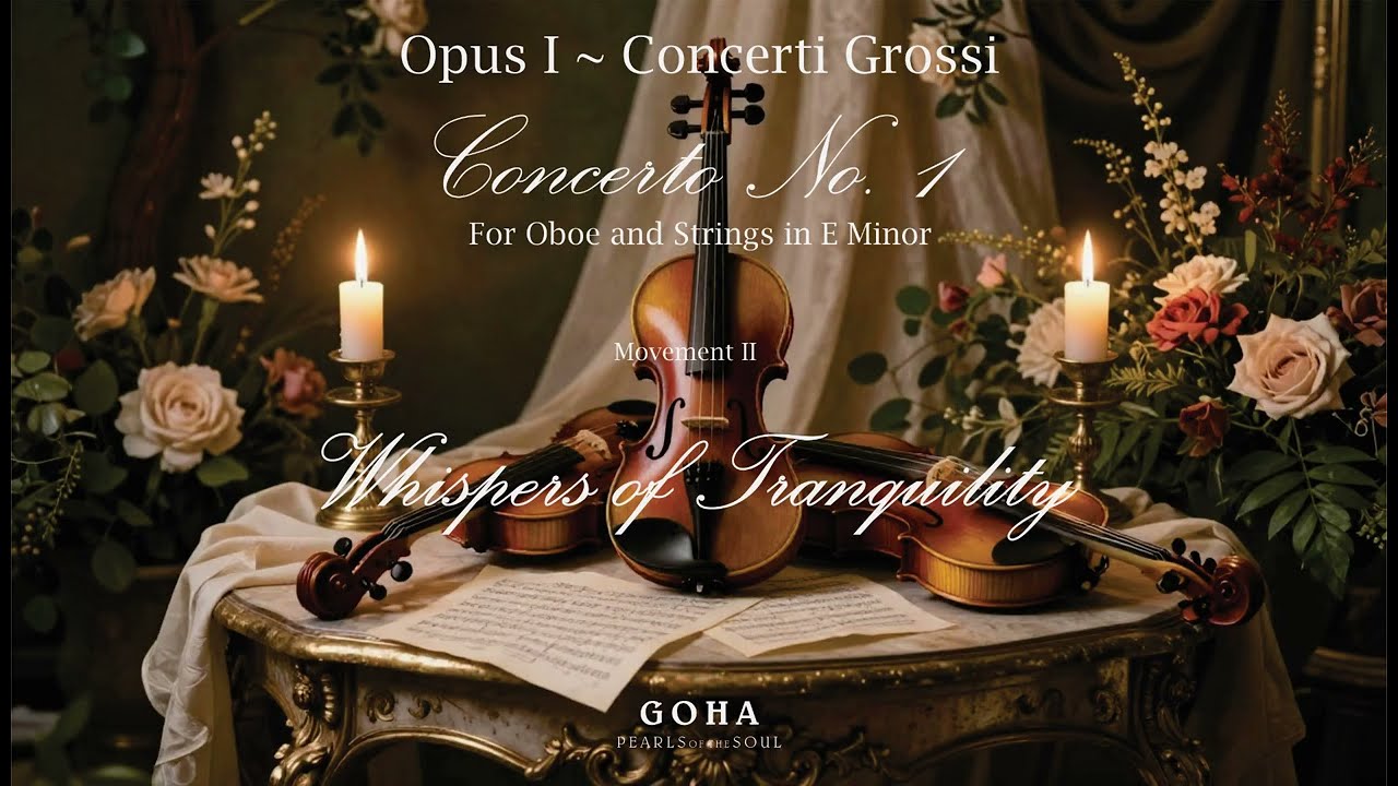 Whispers of Tranquility ~ Movement II from Concerto No. 1 for Oboe and Strings in E Minor