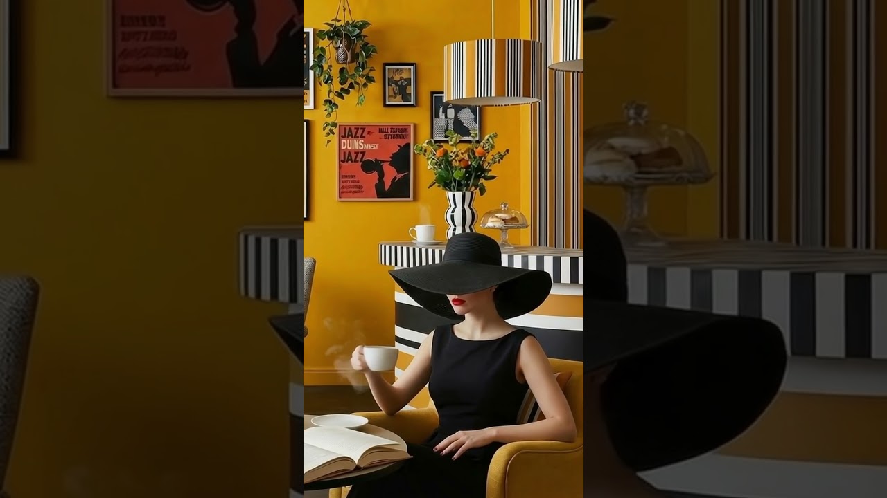 Golden hour Jazz ☕🎷 | Cozy Retro Café Vibes