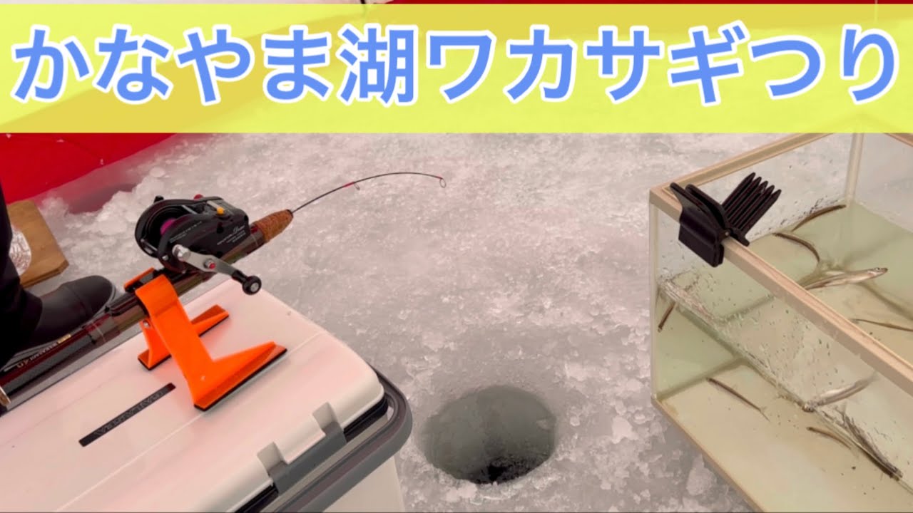 【ワカサギ釣り】２０２３年釣り開始、初！自分で行くワカサギ釣り（かなやま湖）