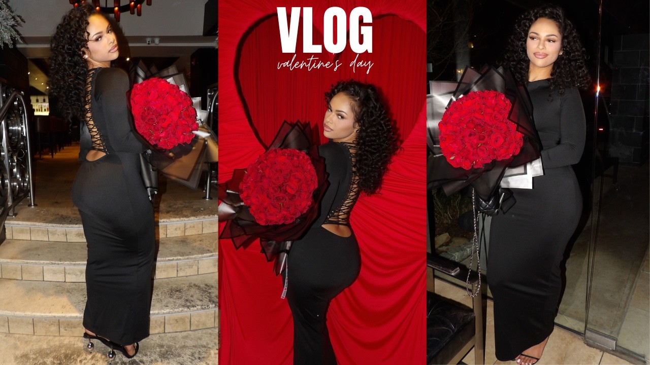 VLOG: How I Spent Vday😍 + Galentines Dinner + Makeup w/ Me + Uber Eats